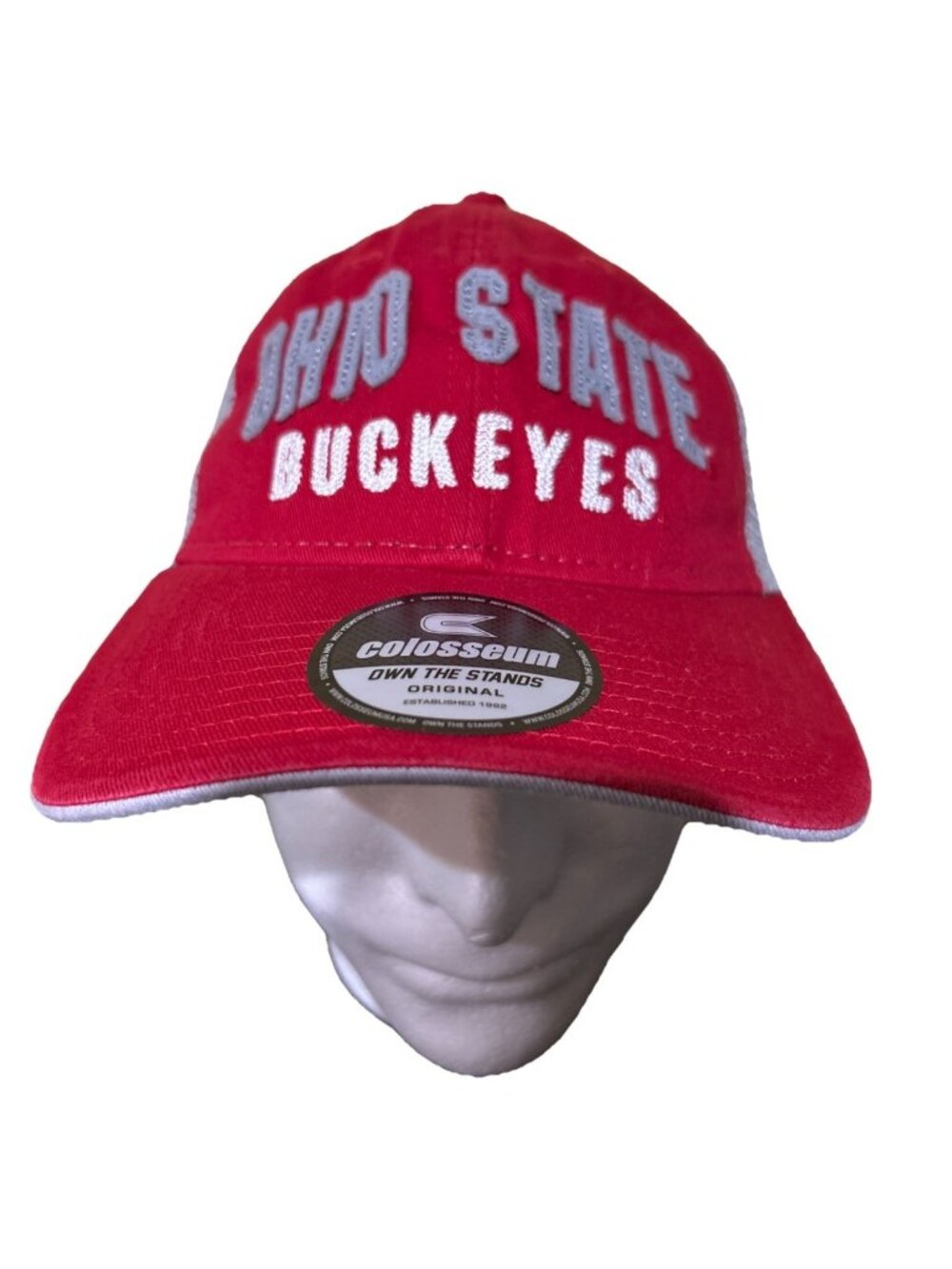 NEW Ohio State OSU Buckeyes Colosseum Red Snapback Stiched Hat Adult